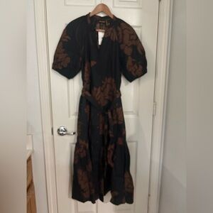 Sugarlips brown floral dress